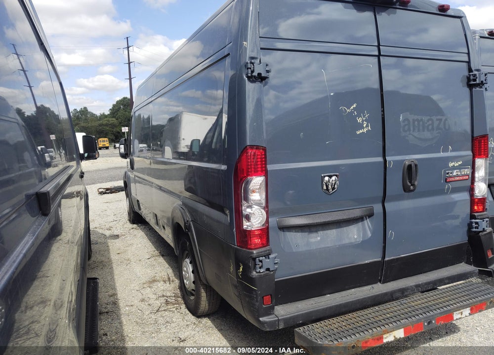 2020 RAM PROMASTER 3500 CARGO VAN HIGH ROOF 159 WB EXT VIN: 3C6URVJG1LE124894