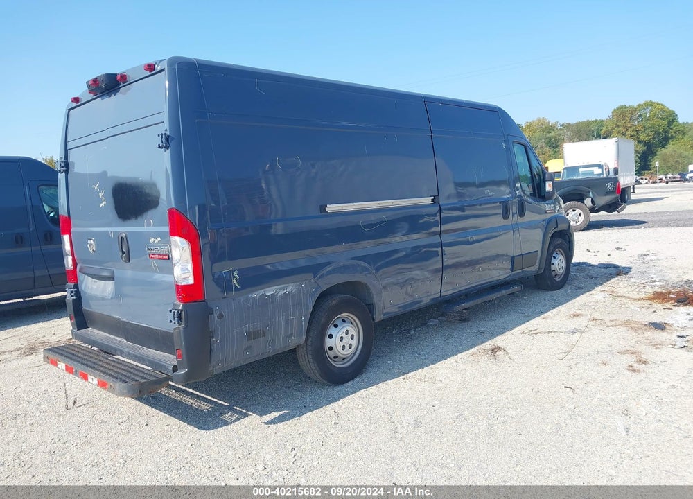 2020 RAM PROMASTER 3500 CARGO VAN HIGH ROOF 159 WB EXT VIN: 3C6URVJG1LE124894