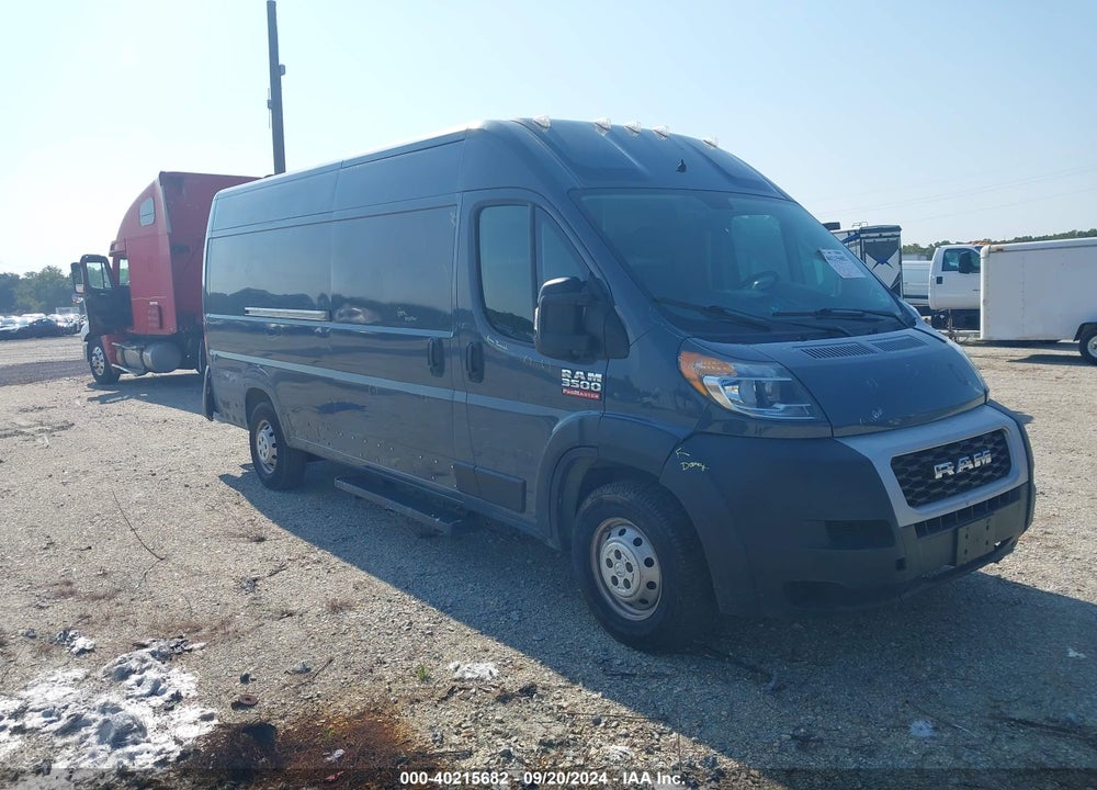 2020 RAM PROMASTER 3500 CARGO VAN HIGH ROOF 159 WB EXT VIN: 3C6URVJG1LE124894