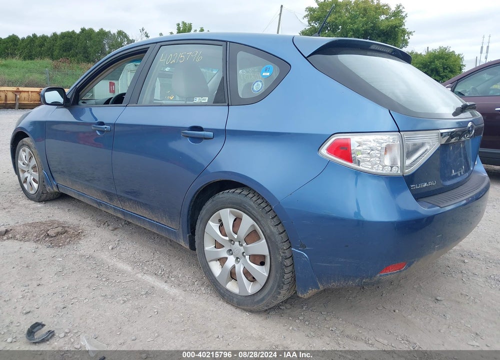 2009 SUBARU IMPREZA 2.5I VIN: JF1GH61619H801280