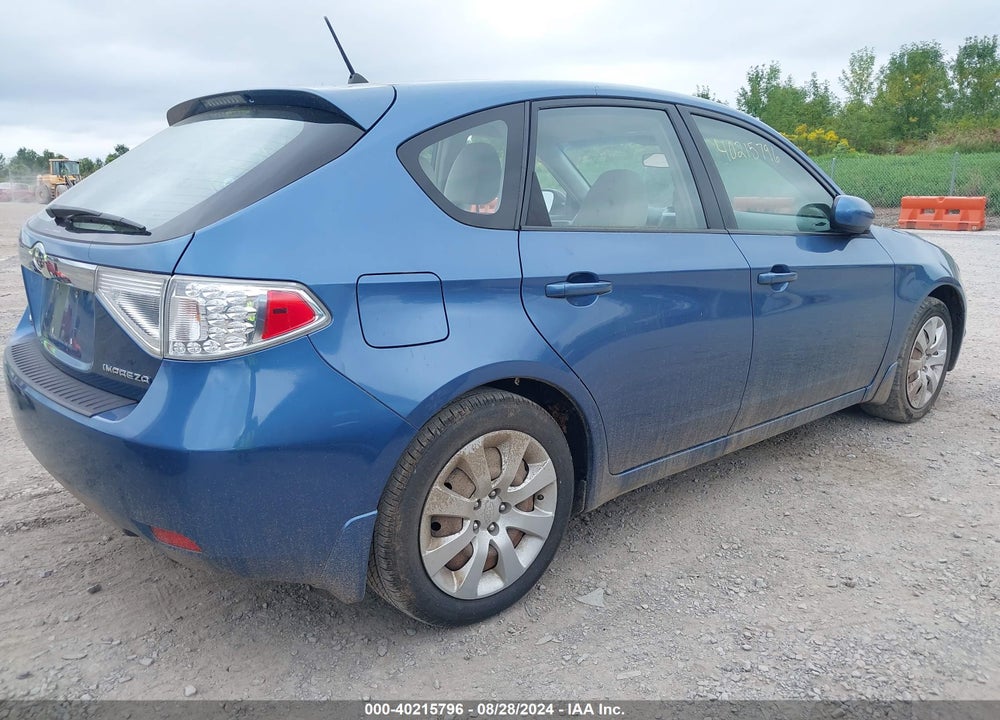 2009 SUBARU IMPREZA 2.5I VIN: JF1GH61619H801280