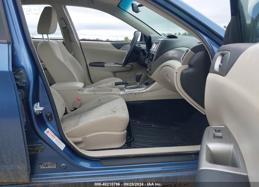 2009 SUBARU IMPREZA 2.5I VIN: JF1GH61619H801280