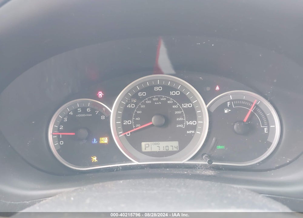 2009 SUBARU IMPREZA 2.5I VIN: JF1GH61619H801280