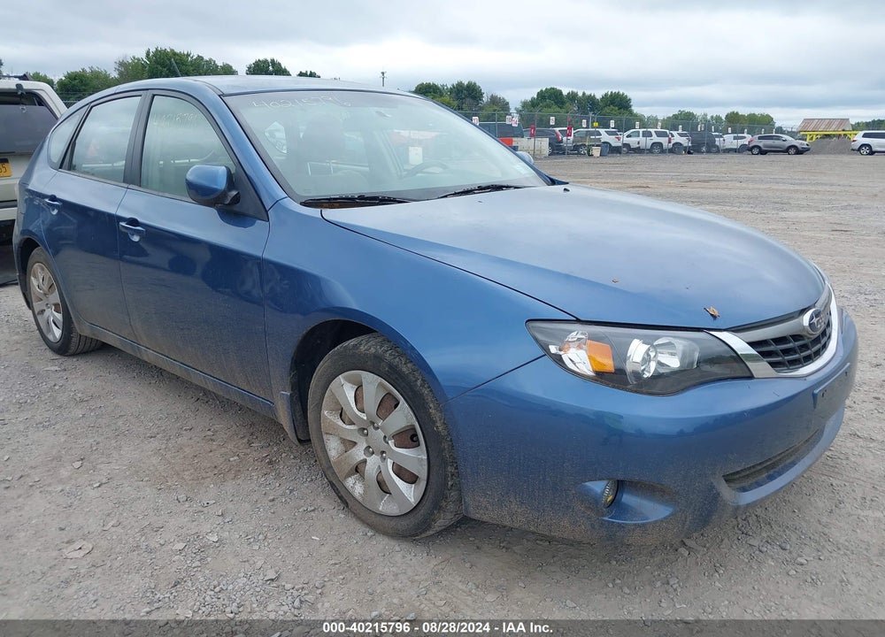 2009 SUBARU IMPREZA 2.5I VIN: JF1GH61619H801280