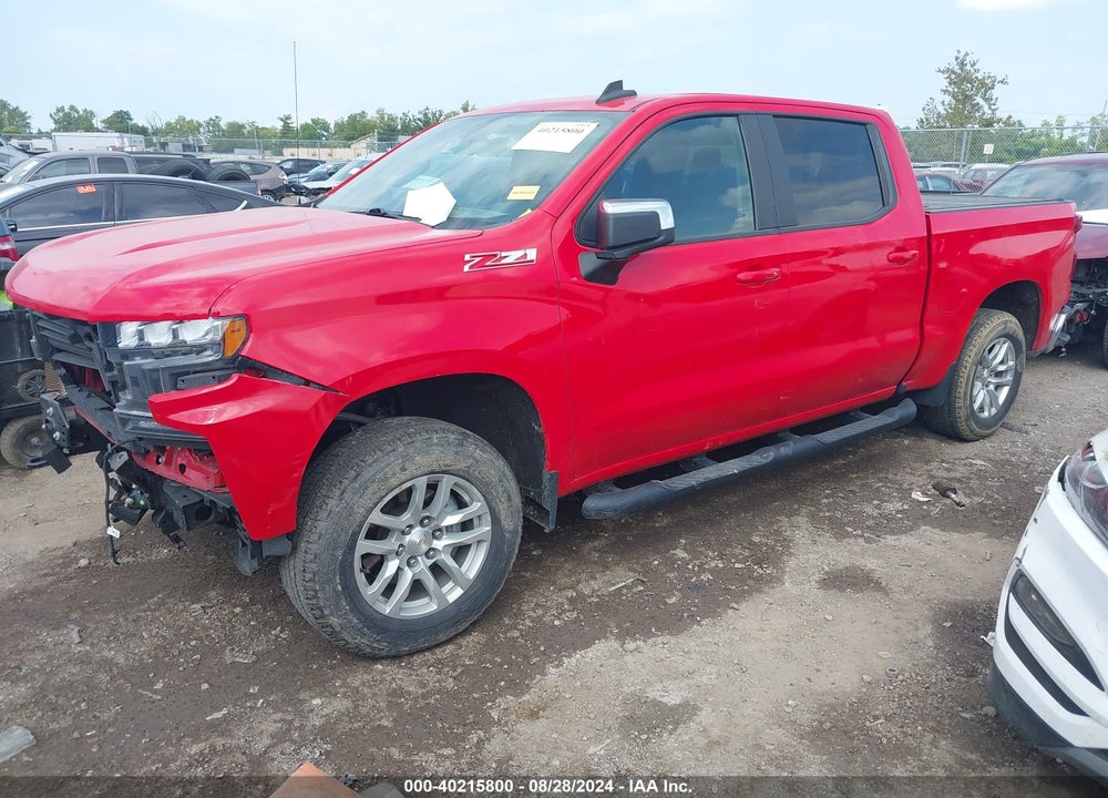 2021 CHEVROLET SILVERADO 1500 4WD SHORT BED LT VIN: 1GCUYDED0MZ195564