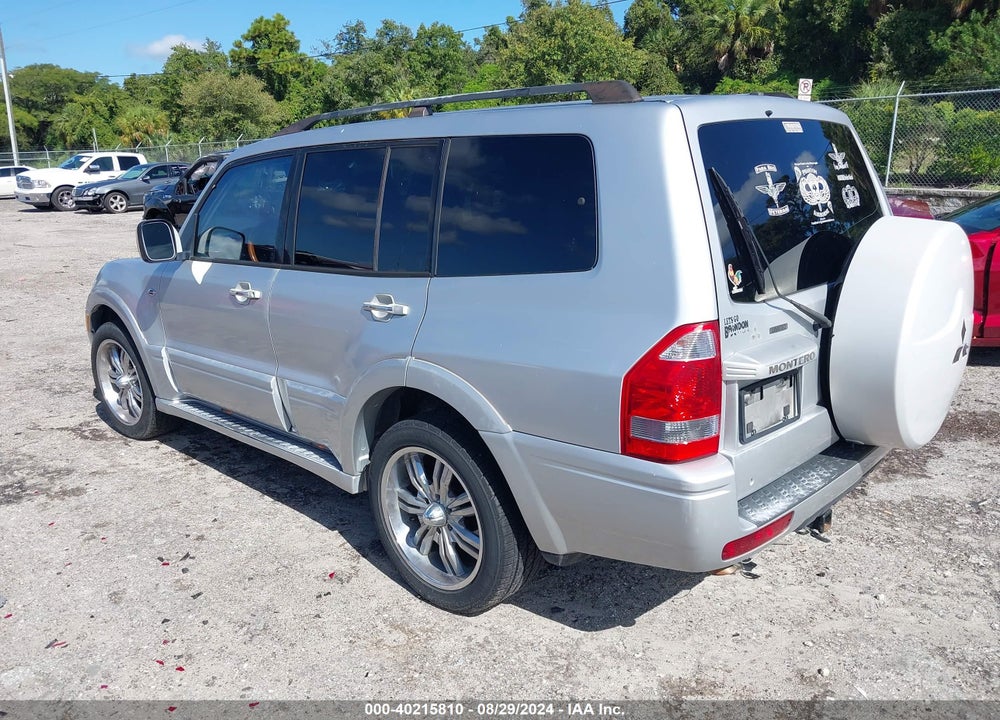 2003 MITSUBISHI MONTERO 20TH ANNIVERSARY/LIMITED VIN: JA4NW51S03J028603