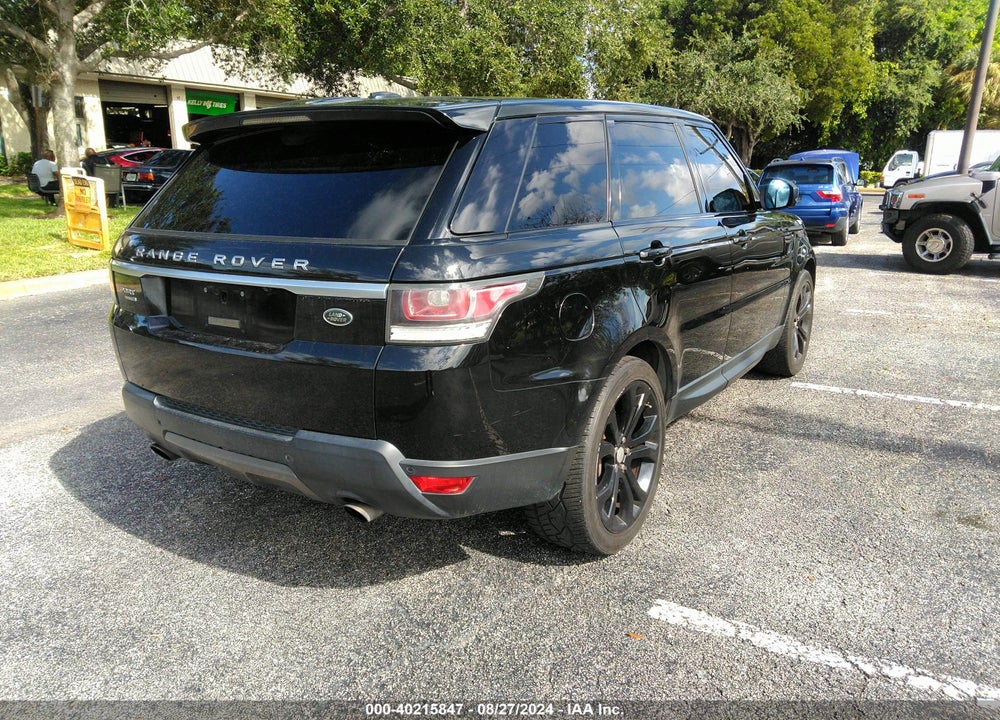 2015 LAND ROVER RANGE ROVER SPORT 3.0L V6 SUPERCHARGED HSE/3.0L V6 SUPERCHARGED SE VIN: SALWG2VF7FA609502