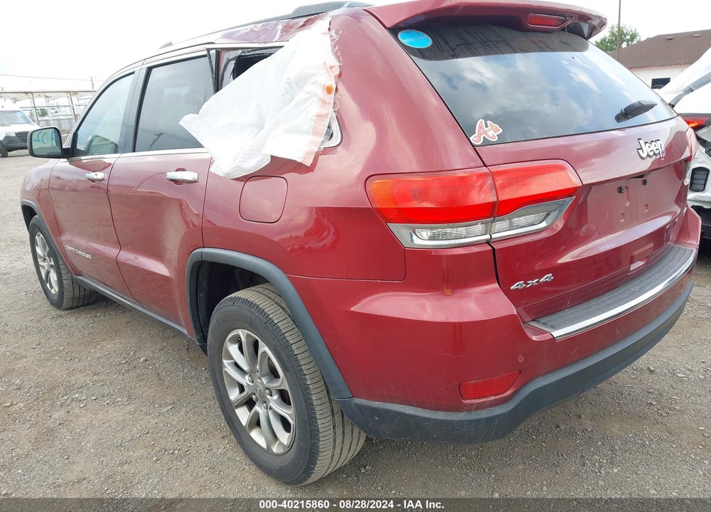 2015 JEEP GRAND CHEROKEE LIMITED VIN: 1C4RJFBG3FC628272