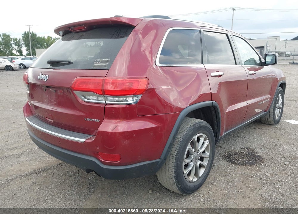 2015 JEEP GRAND CHEROKEE LIMITED VIN: 1C4RJFBG3FC628272