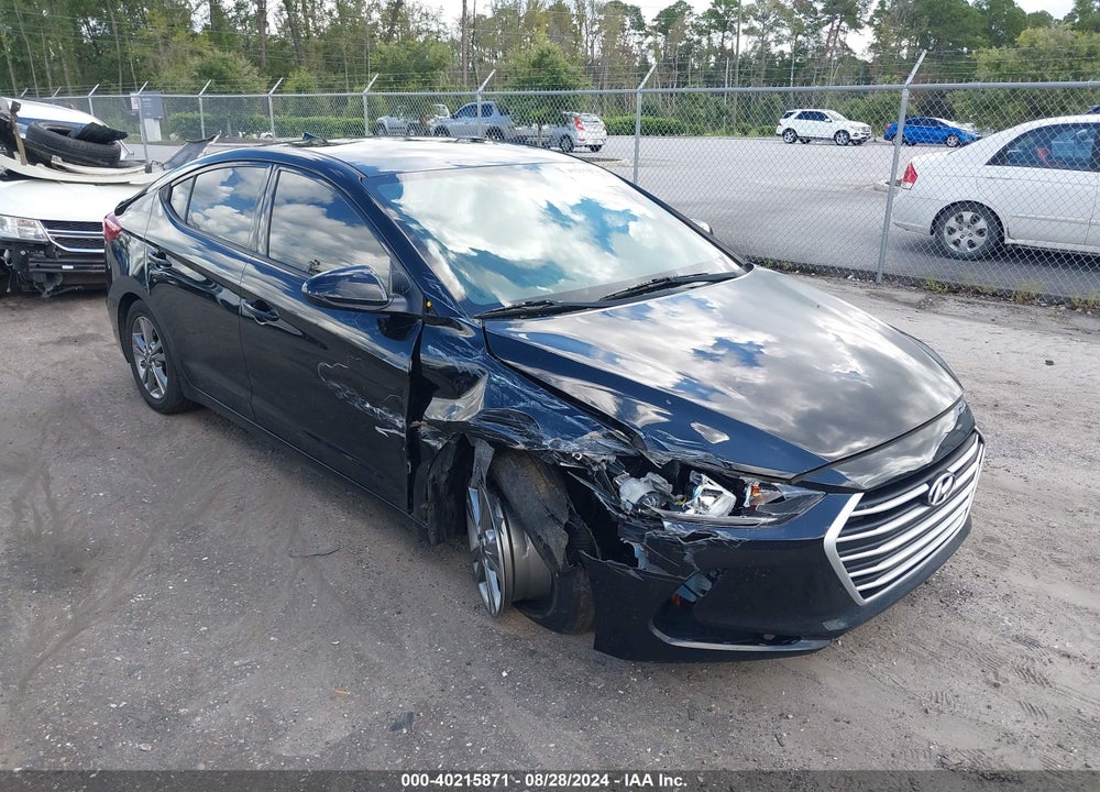 2018 HYUNDAI ELANTRA SEL VIN: 5NPD84LF3JH375600