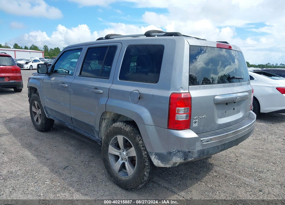 2017 JEEP PATRIOT HIGH ALTITUDE 4X4 VIN: 1C4NJRFB6HD152255