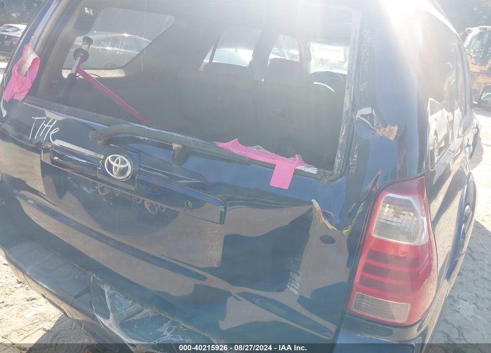 2006 TOYOTA 4RUNNER SR5 V6 VIN: JTEBU14R060100552