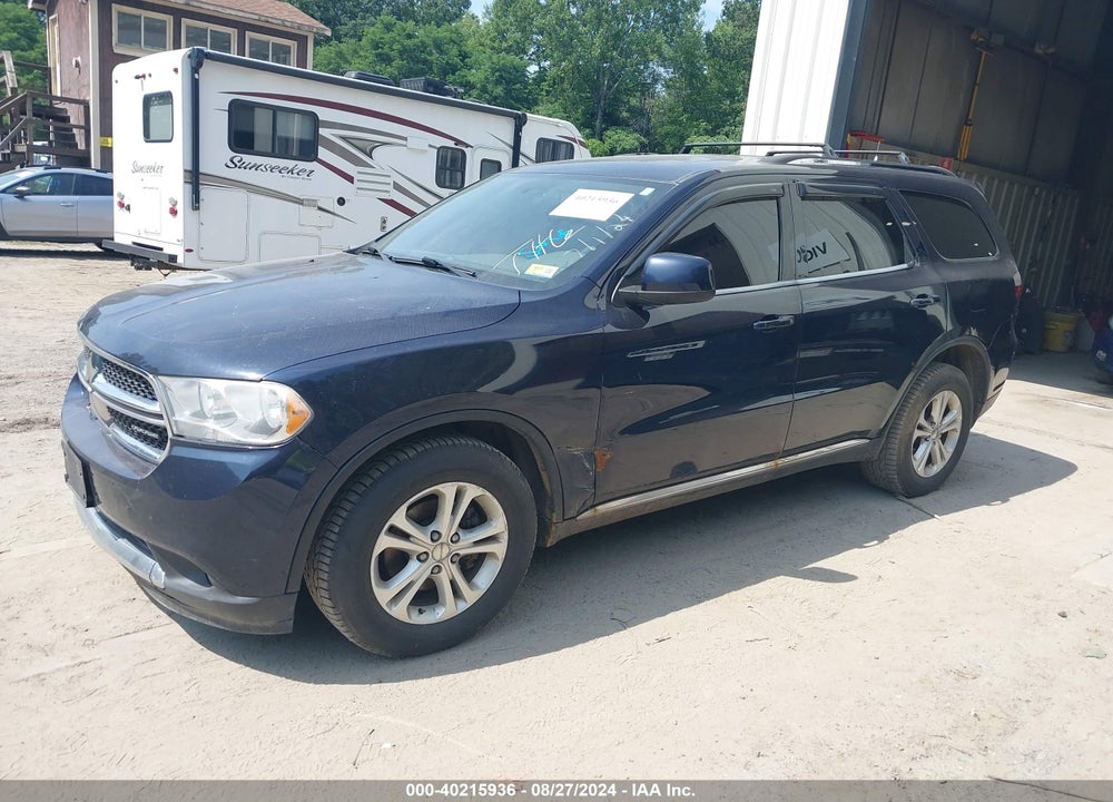2012 DODGE DURANGO SXT VIN: 1C4RDJAG4CC169843