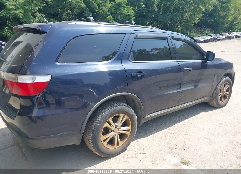 2012 DODGE DURANGO SXT VIN: 1C4RDJAG4CC169843