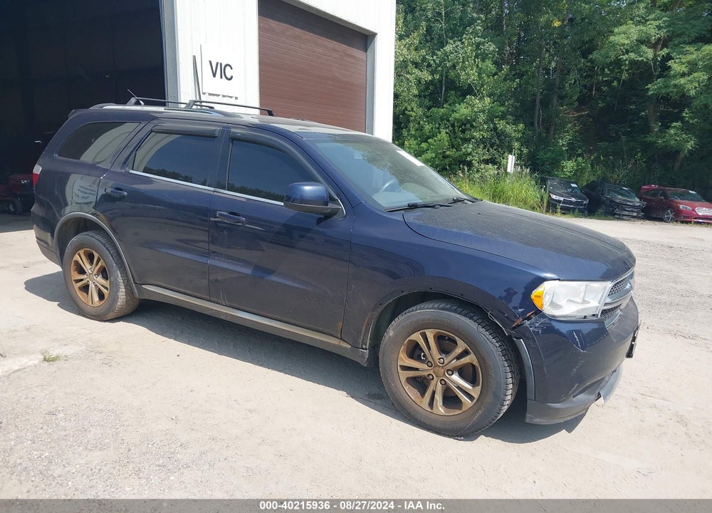 2012 DODGE DURANGO SXT VIN: 1C4RDJAG4CC169843