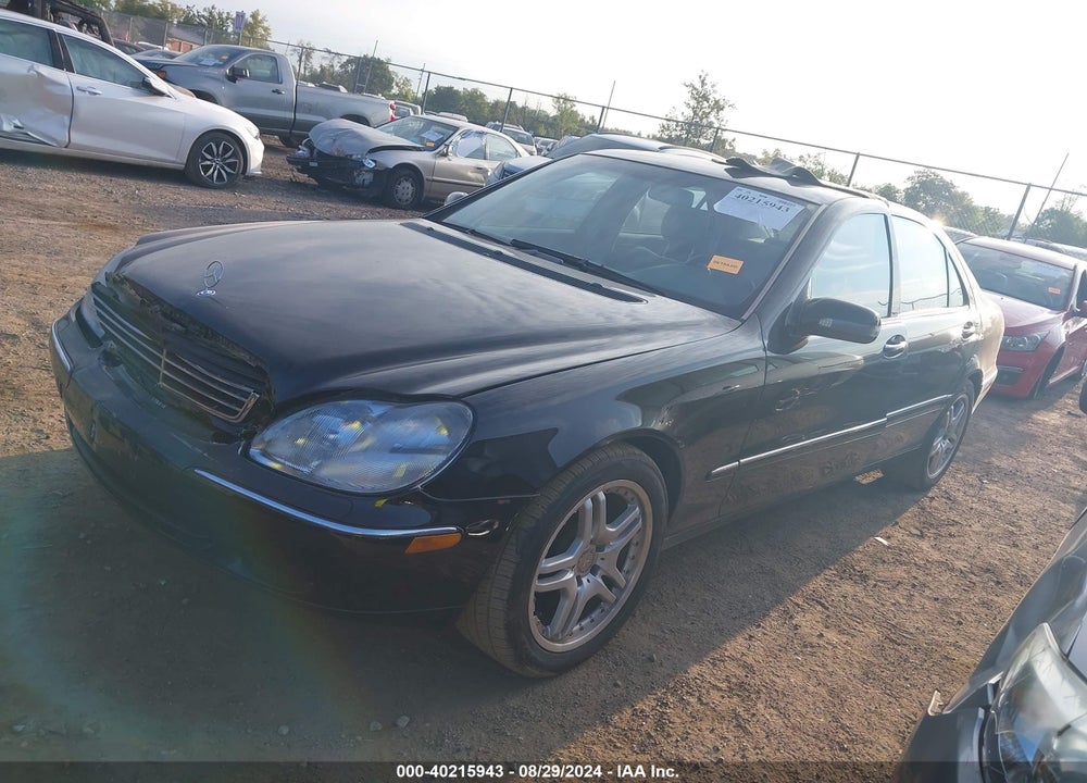 2001 MERCEDES-BENZ S 500 VIN: WDBNG75J21A154747