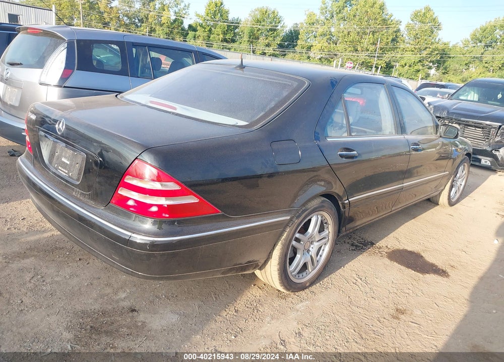 2001 MERCEDES-BENZ S 500 VIN: WDBNG75J21A154747