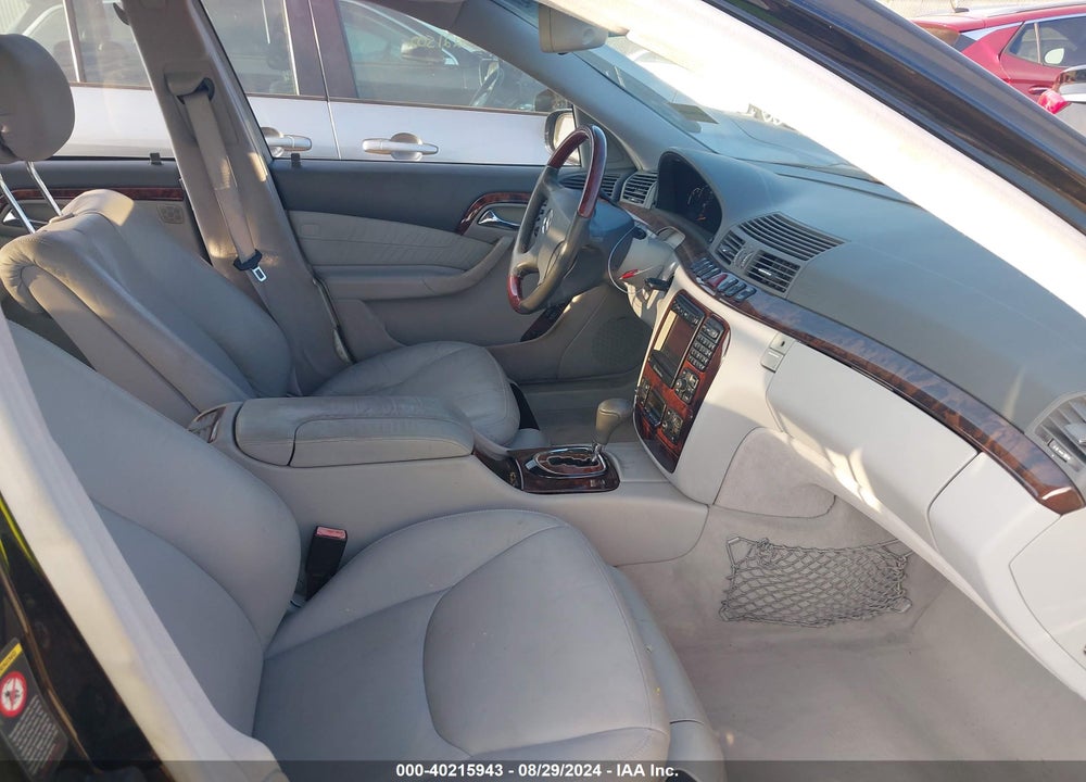 2001 MERCEDES-BENZ S 500 VIN: WDBNG75J21A154747