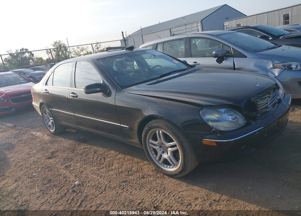 2001 MERCEDES-BENZ S 500 VIN: WDBNG75J21A154747