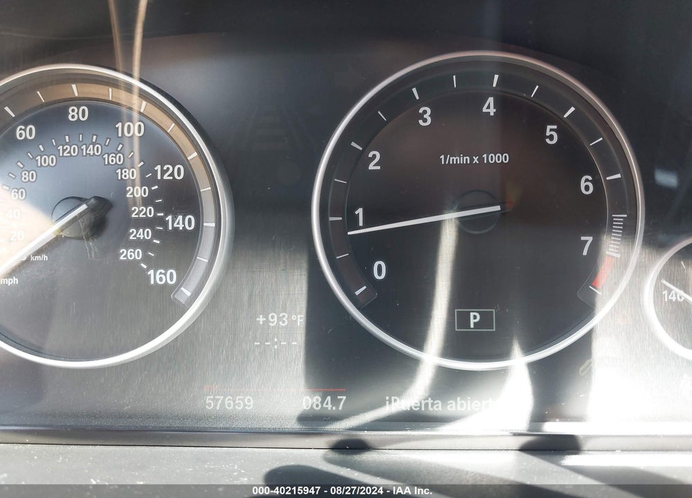 2013 BMW 550I VIN: WBAFR9C50DDX80542