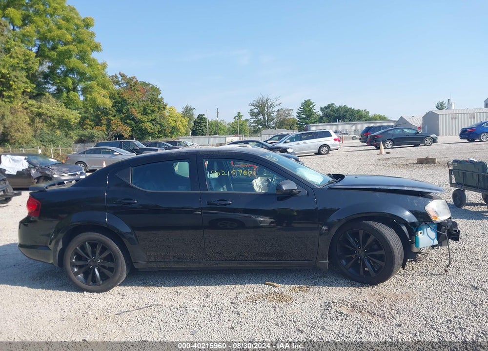 2014 DODGE AVENGER SXT VIN: 1C3CDZCG1EN199766