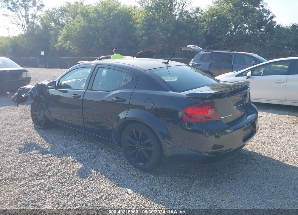2014 DODGE AVENGER SXT VIN: 1C3CDZCG1EN199766