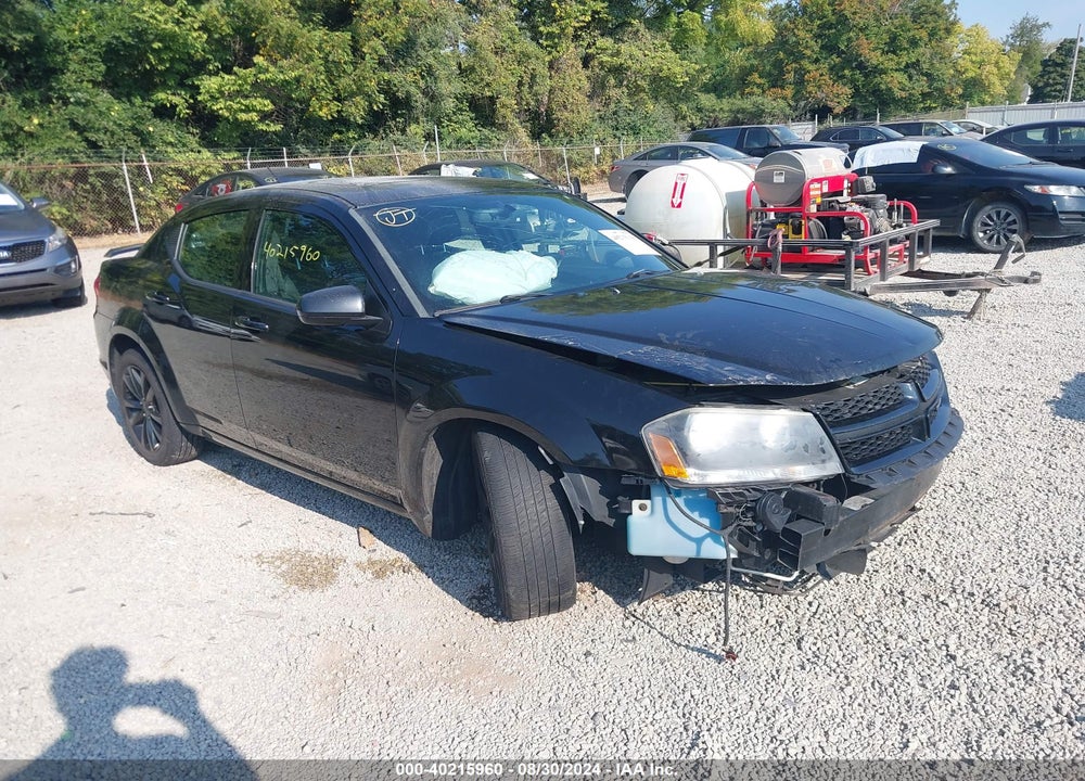 2014 DODGE AVENGER SXT VIN: 1C3CDZCG1EN199766