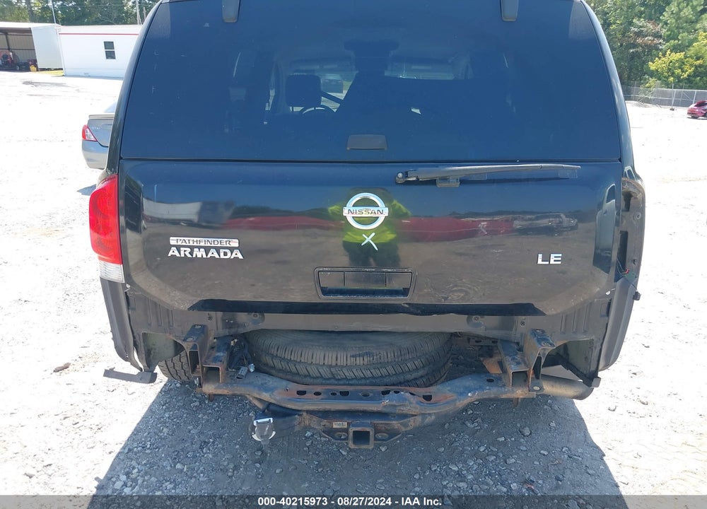 2004 NISSAN PATHFINDER ARMADA LE VIN: 5N1AA08B94N708288