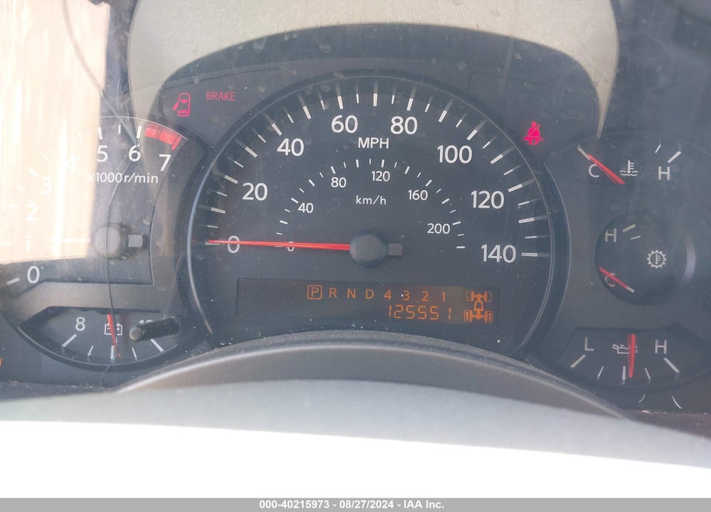 2004 NISSAN PATHFINDER ARMADA LE VIN: 5N1AA08B94N708288