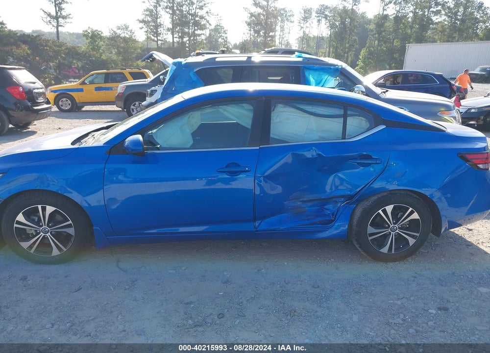 2022 NISSAN SENTRA SV XTRONIC CVT VIN: 3N1AB8CV6NY245891
