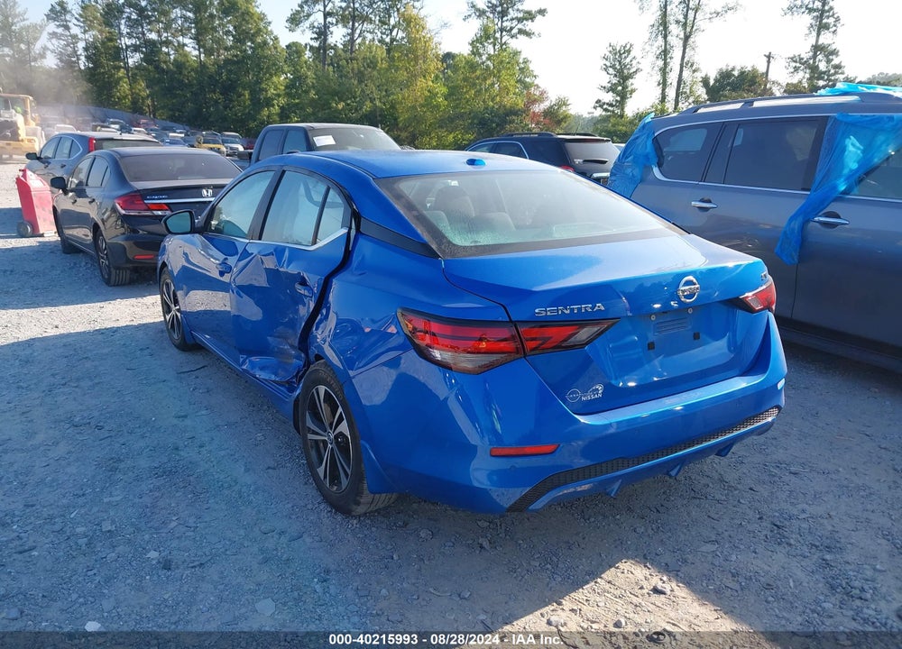 2022 NISSAN SENTRA SV XTRONIC CVT VIN: 3N1AB8CV6NY245891
