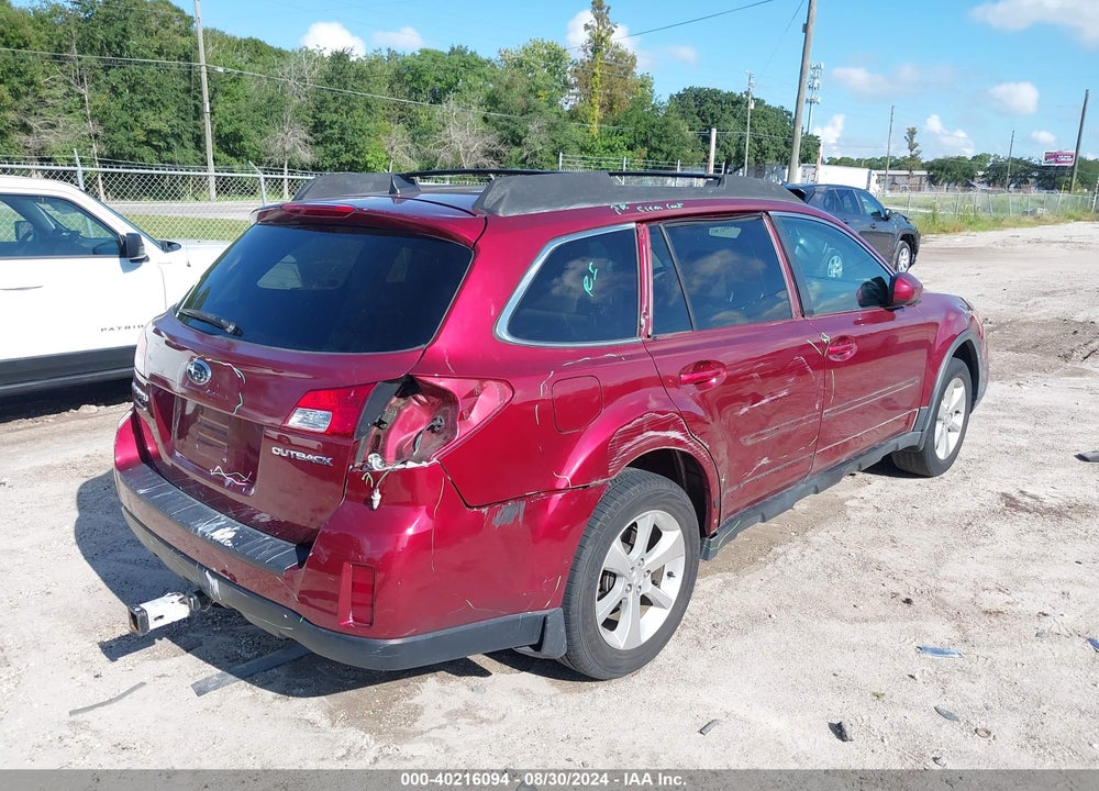 2014 SUBARU OUTBACK 2.5I LIMITED VIN: 4S4BRCLC0E3221007