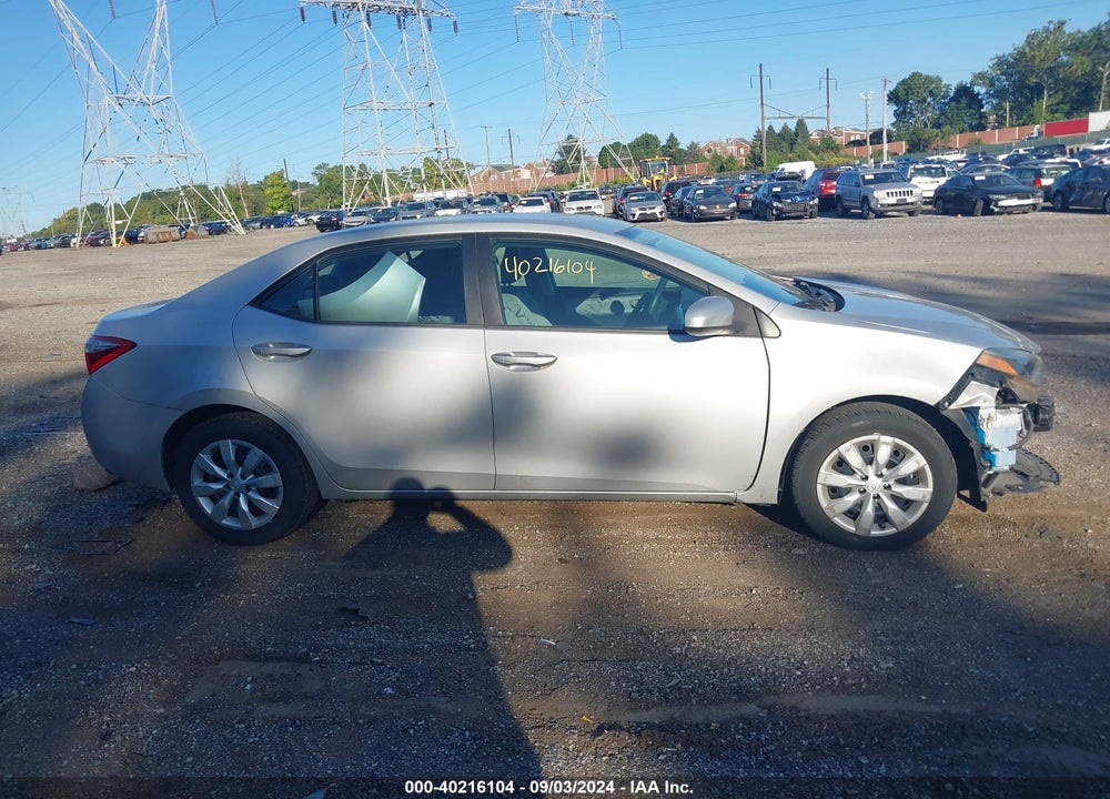 2015 TOYOTA COROLLA LE VIN: 2T1BURHE7FC388246