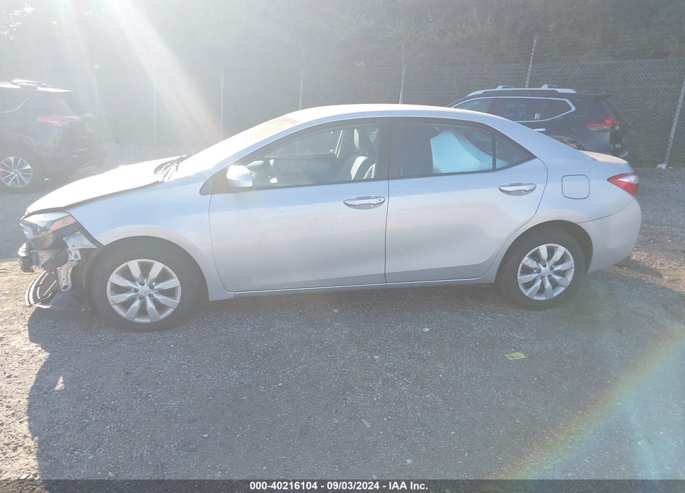 2015 TOYOTA COROLLA LE VIN: 2T1BURHE7FC388246