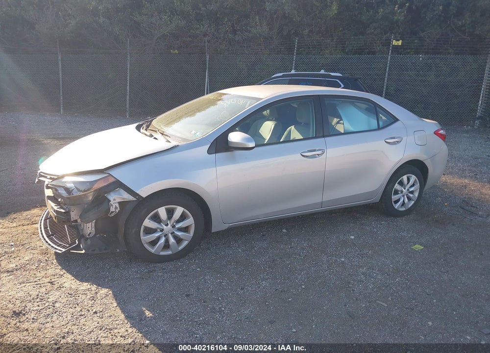2015 TOYOTA COROLLA LE VIN: 2T1BURHE7FC388246