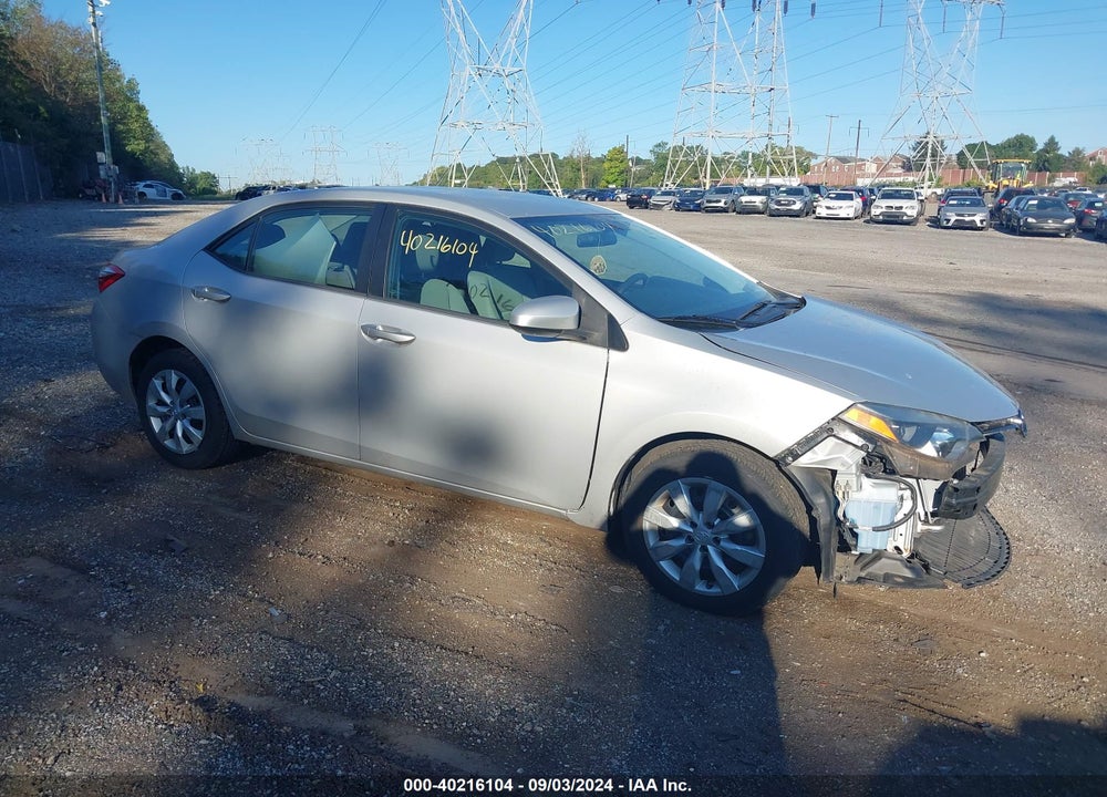 2015 TOYOTA COROLLA LE VIN: 2T1BURHE7FC388246