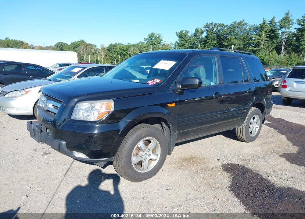 2007 HONDA PILOT EX-L VIN: 2HKYF18537H518494
