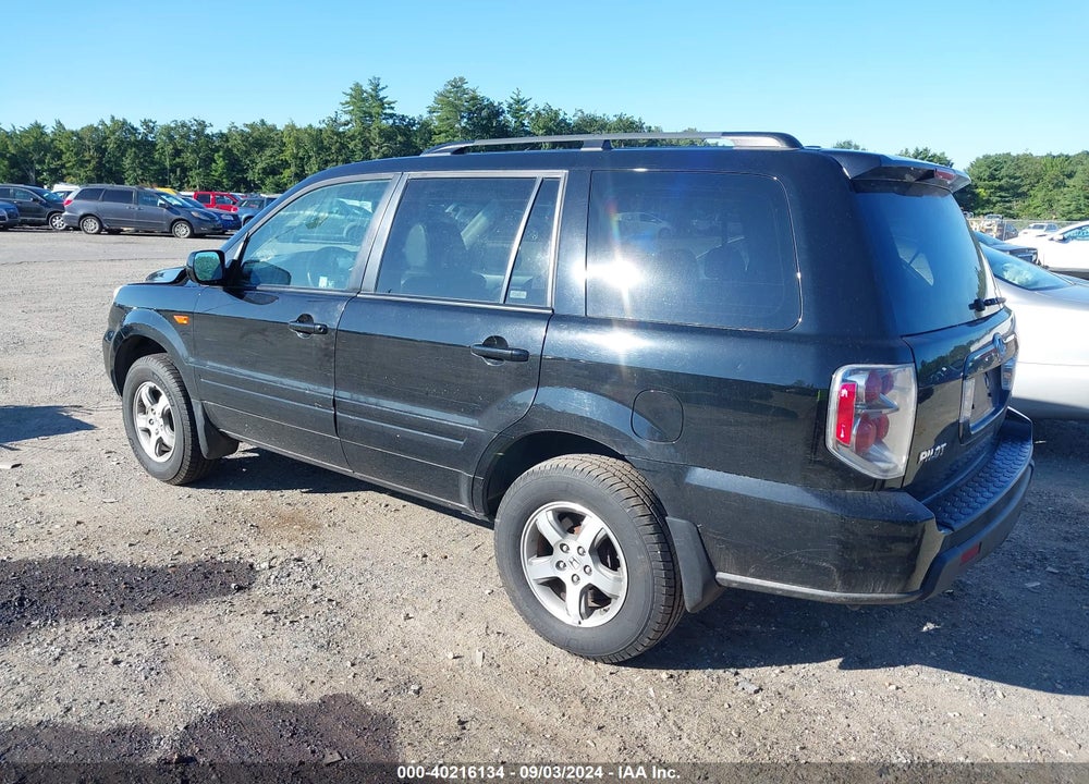 2007 HONDA PILOT EX-L VIN: 2HKYF18537H518494