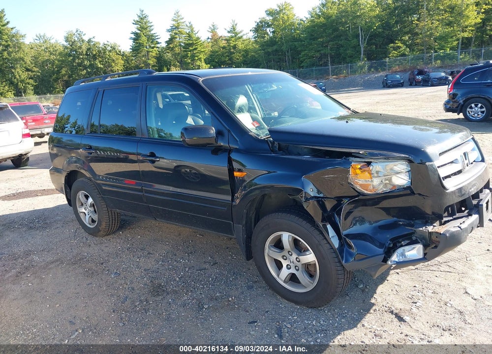 2007 HONDA PILOT EX-L VIN: 2HKYF18537H518494