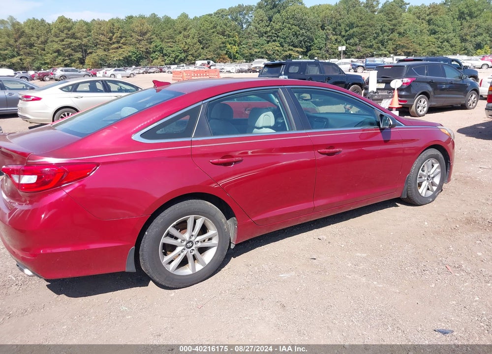 2016 HYUNDAI SONATA SE VIN: 5NPE24AF8GH290446