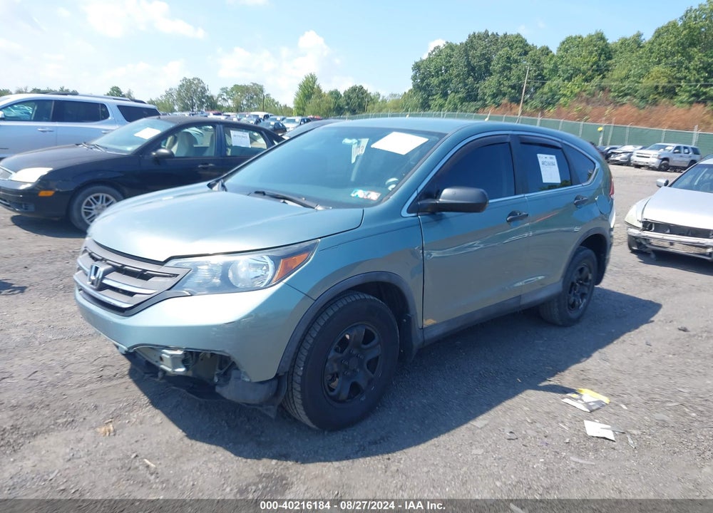 2012 HONDA CR-V LX VIN: 2HKRM4H36CH629111