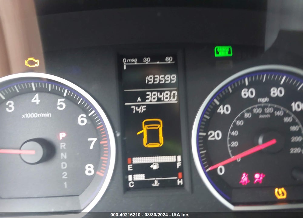 2009 HONDA CR-V EX-L VIN: JHLRE38709C008268
