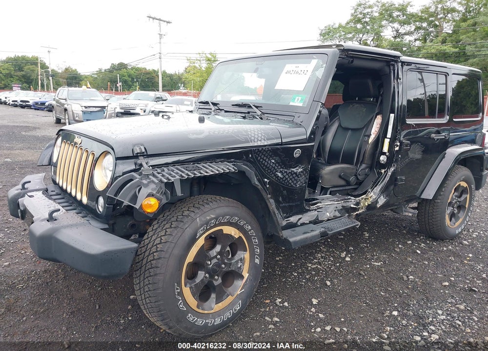 2014 JEEP WRANGLER UNLIMITED DRAGON EDITION VIN: 1C4HJWEG6EL189249