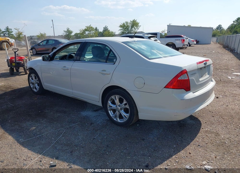 2012 FORD FUSION VIN: 3FAHP0HA0CR306055