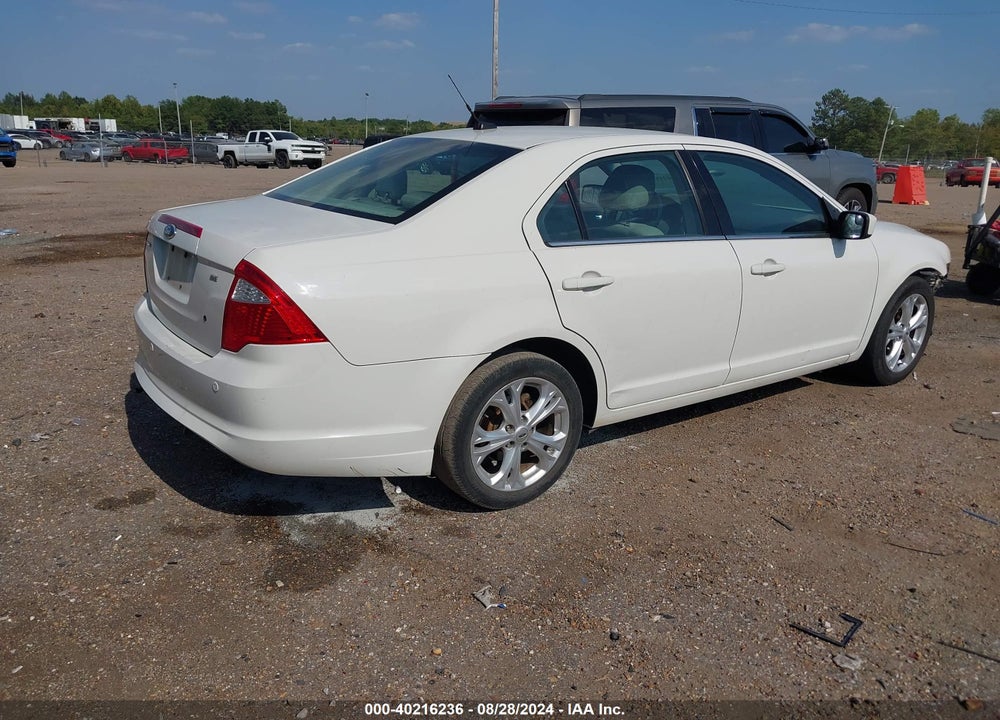 2012 FORD FUSION VIN: 3FAHP0HA0CR306055
