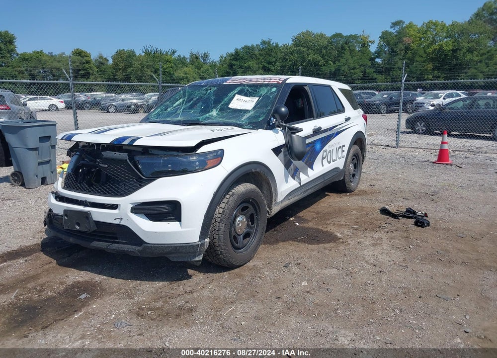2021 FORD POLICE INTERCEPTOR UTILITY VIN: 1FM5K8AB6MGA17974