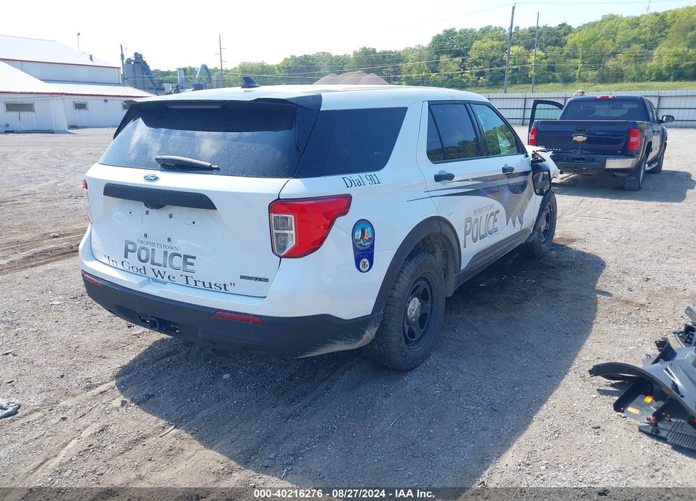 2021 FORD POLICE INTERCEPTOR UTILITY VIN: 1FM5K8AB6MGA17974