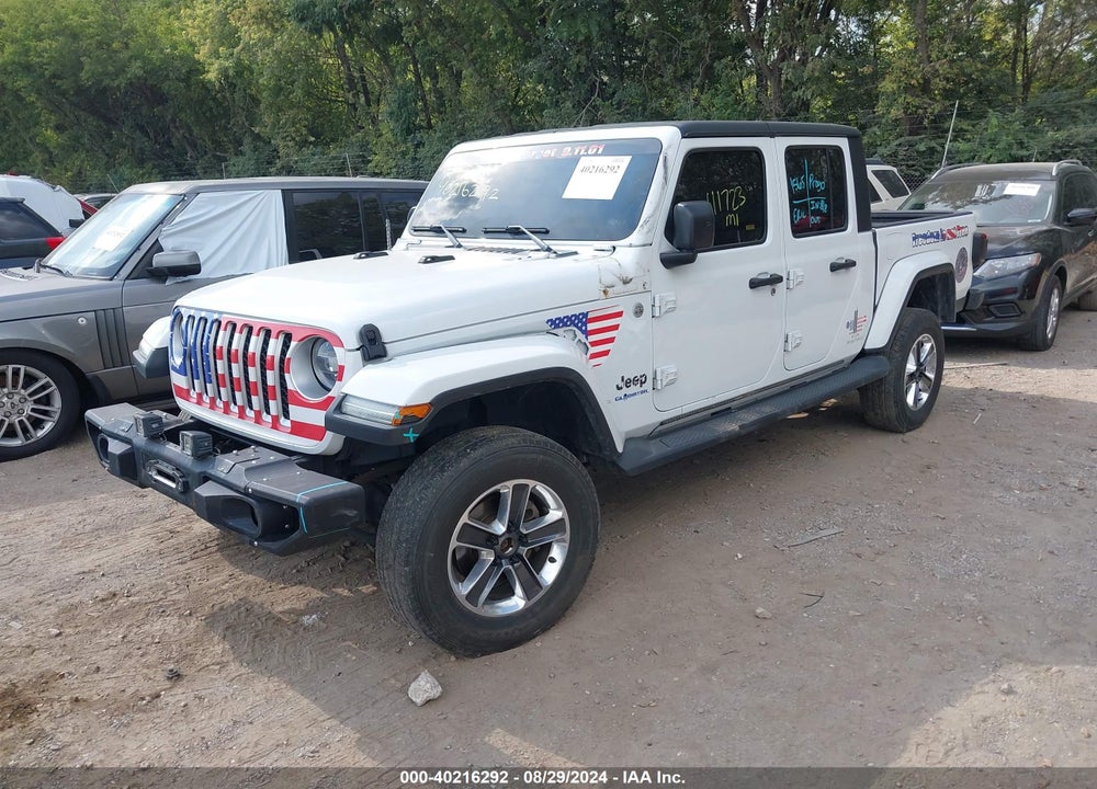 2020 JEEP GLADIATOR OVERLAND 4X4 VIN: 1C6HJTFG3LL122612