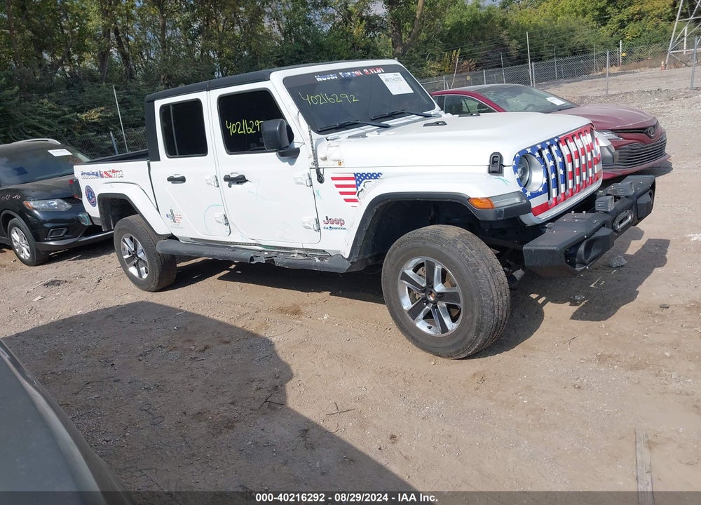 2020 JEEP GLADIATOR OVERLAND 4X4 VIN: 1C6HJTFG3LL122612