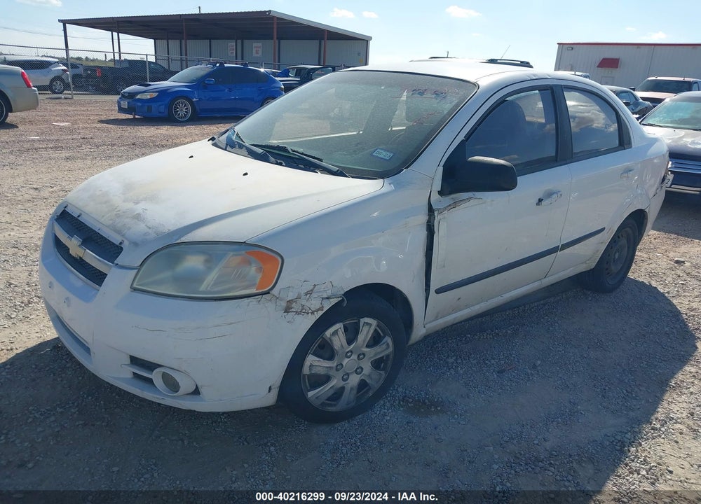 2010 CHEVROLET AVEO LT VIN: KL1TG5DE8AB046300